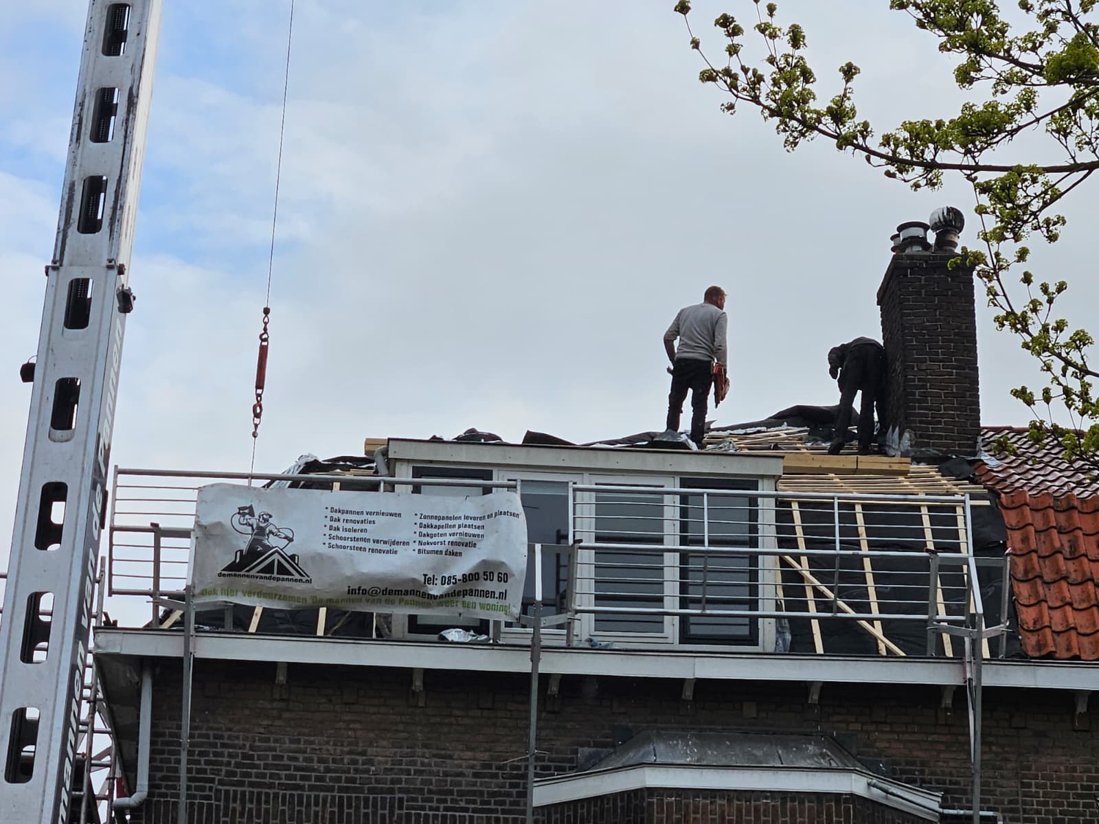 Project Terneuzen, Pannendak renovatie